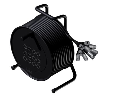 ProCab kabeltromle mikrofonkabel 12 in 10 m