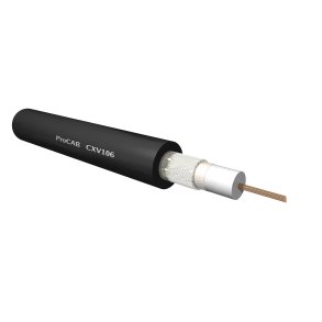 ProCab Video coax kabel 75 Ohm 6 mm, afklip 1 m