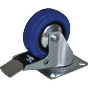 Caymon drejeligt transporthjul m/ls, 10 mm maks.110 kg