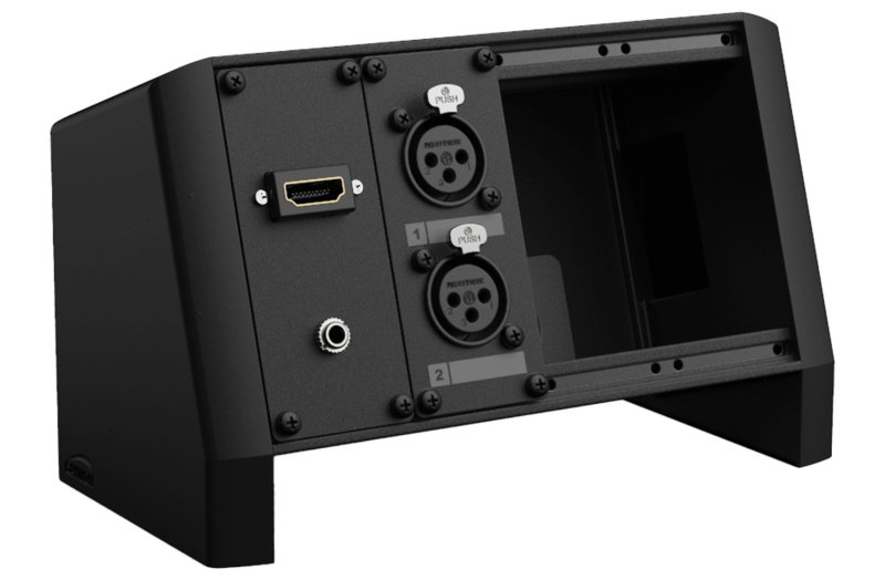 Caymon CASY bordkasse til 4 rammer, kabeludg, Sort