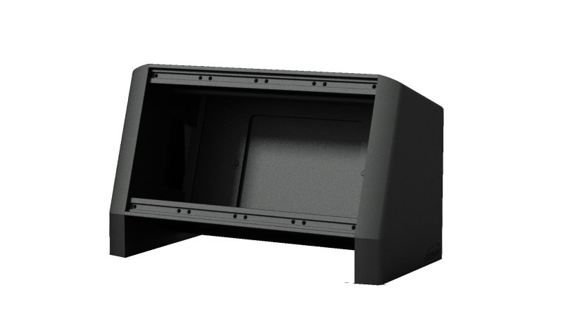 Caymon CASY bordboks til 4 rammer, Sort