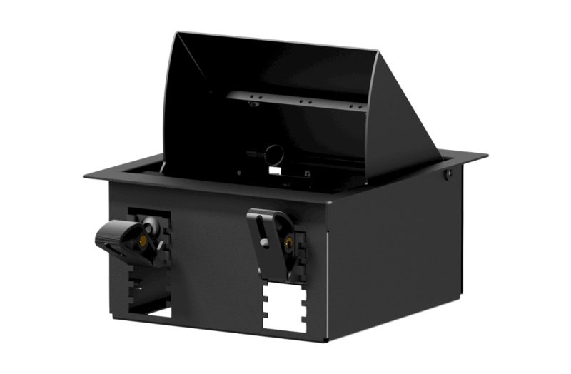 Caymon CASY golvbox fr 4 ramar, Svart