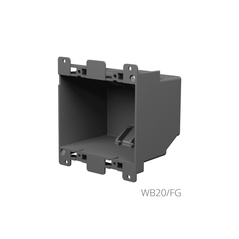 Caymon CASY vggmontering fr 2 CASY moduler, Svart