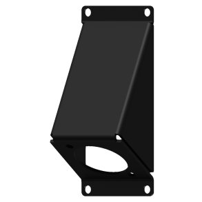 Caymon CASY104 1 plads, vinklet plade 1 x D-size hul