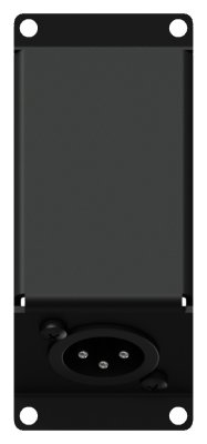 Caymon CASY124 1 plats, vinklad platta 1 x XLR han 3-pin