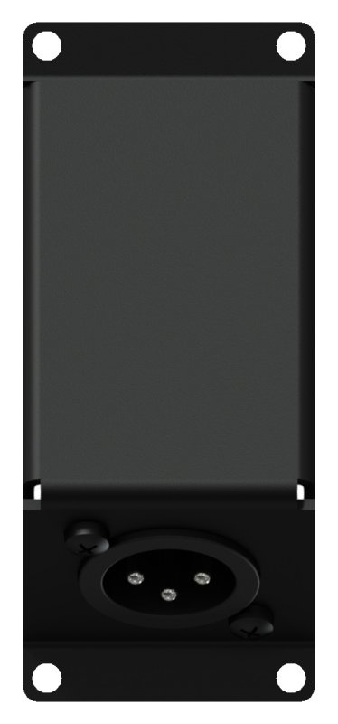 Caymon CASY124 1 plats, vinklad platta 1 x XLR han 3-pin