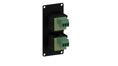 Caymon CASY125 1 plats, platta 2 x XLR hona > 3-pin