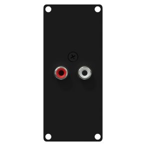 Caymon CASY132 1 space plade 2 x RCA > 2-pin