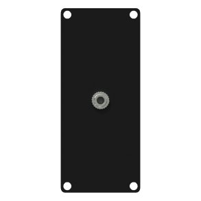 Caymon CASY135 1-position, plade 1 x minijack gennemfring