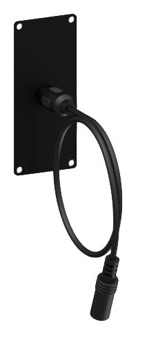 Caymon CASY135 1-position, plade 1 x minijack gennemfring