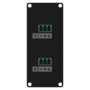 Caymon CASY138 1 plads, plade 2 x 3-pin >3-pin terminal