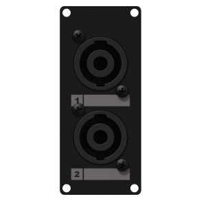 Caymon CASY142 1 plats, platta 2 x SpeakOn till 4-pin