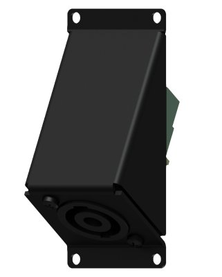 Caymon CASY143 1 plads, plade vinklet 1 x SpeakOn 4-pin