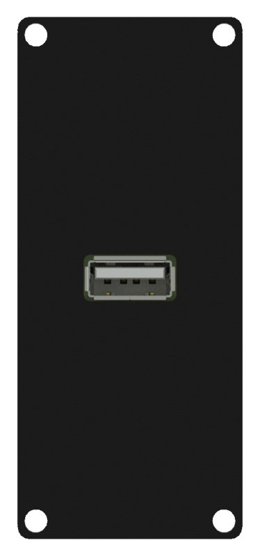 Caymon CASY161 1 plats, USB 2.0 genomfring