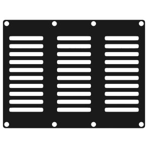 Caymon CASY301 3 pladser, ventileret bl�ndplade