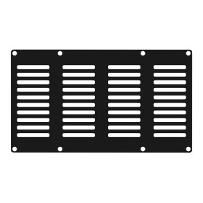 Caymon CASY402 4 platser, ventileret bl�ndplade