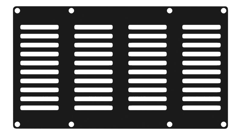 Caymon CASY402 4 platser, ventileret blndplade