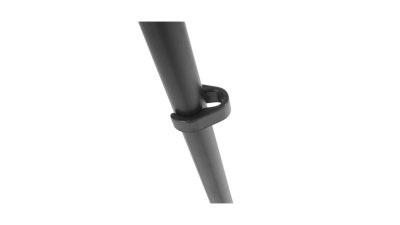 Caymon mikrofonstativ m/boom arm og rundsokkel