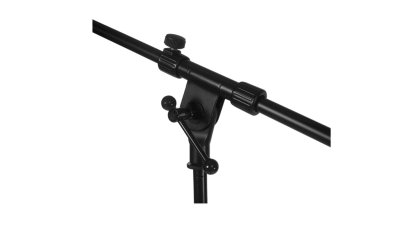 Caymon mikrofonstativ m/boom arm og rundsokkel