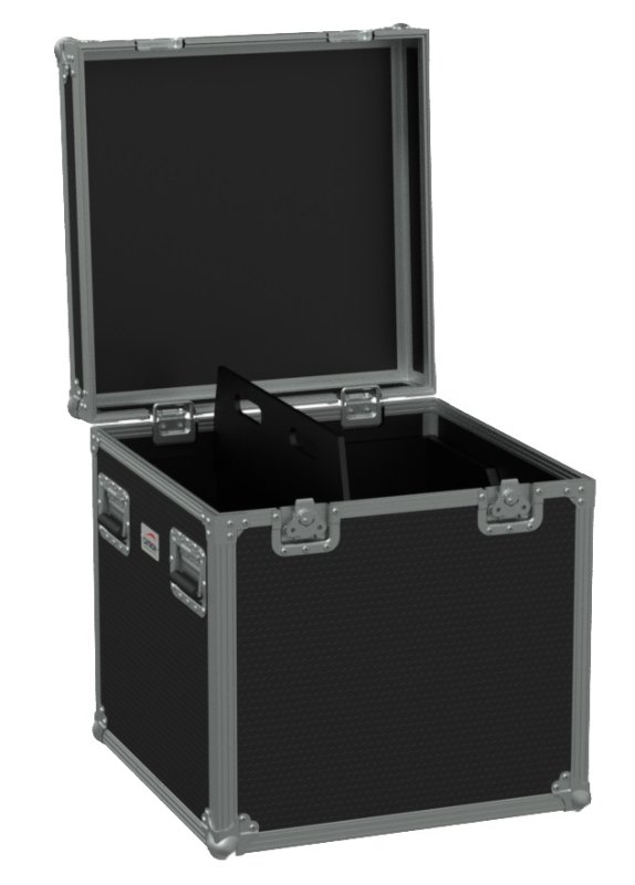 Caymon flightcase med hengslet lg 620 x 600 x 600 mm