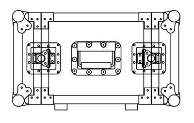 Caymon flightcase 6 unit h�j & 33,5 cm dyb