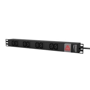Caymon Str�mskinne 8 x IEC m/Afbryder 1 unit 19
