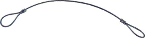 Caymon skerhetswire stl 4 mm 25 cm