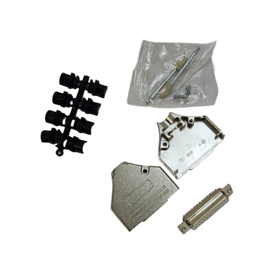 25 polet D-sub, hun, metalhus