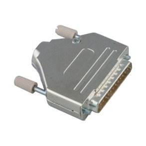 25 polet D-sub, han, metalhus