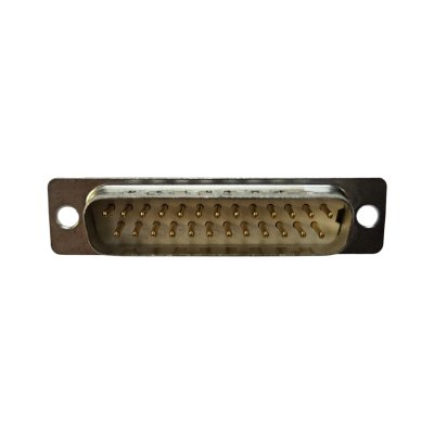 25 polet D-sub, han, metalhus