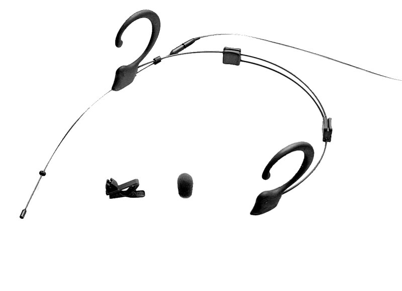 Da-Cappo headset mikrofon sort -45db 