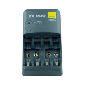 Battery charger for 9V & AA-cell batteries (15mAH)
