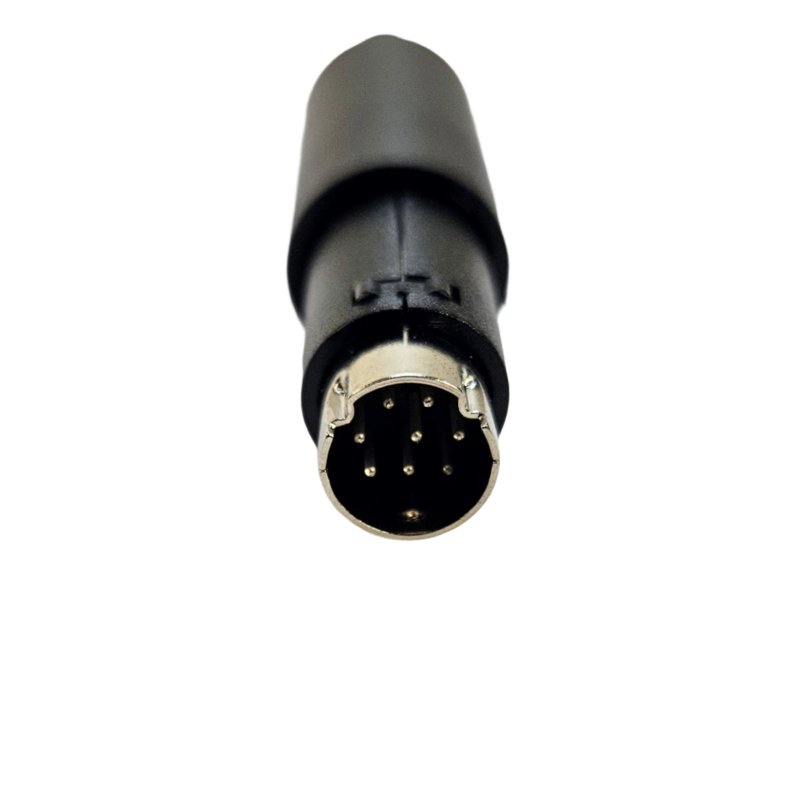 Mini DIN 8 pol kabel stik