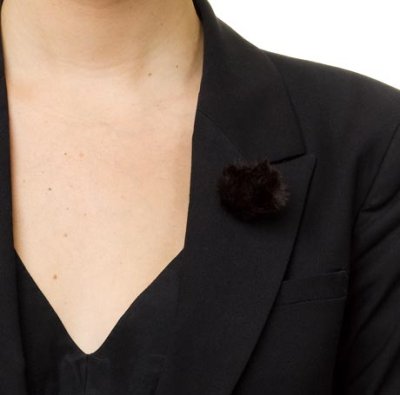 R�de Dead mouse Vindpels til PinMic