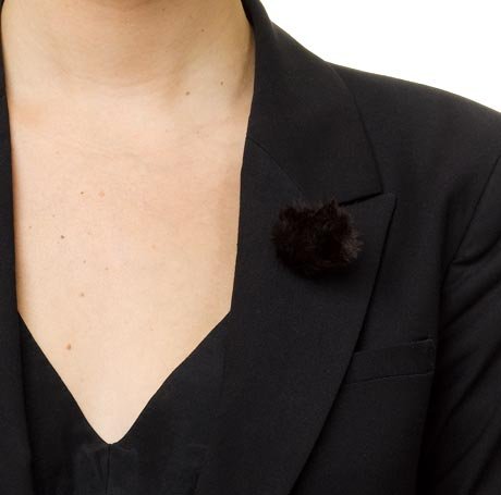 Rde Dead mouse Vindpels til PinMic