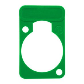 Chassis plade med label, grn