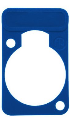 Chassisplatta med etiket, bl�