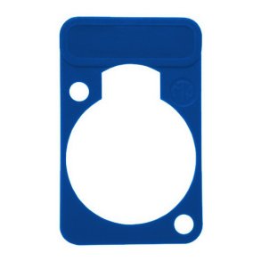 Chassis plade med label, bl�