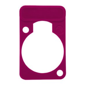 Chassis plade med label, violet