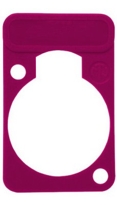 Chassis plade med label, violet