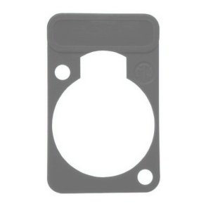 Chassis plade med label, gr