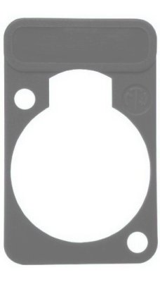 Chassis plade med label, gr�