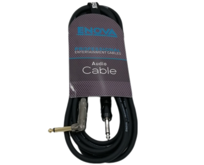 Enova instrumentkabel mono jack med vinkel stik - flere l�ngder