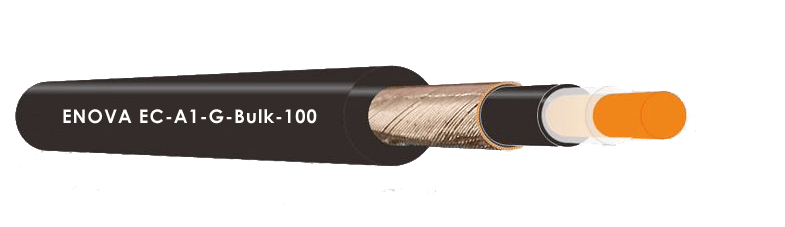 Enova instrumentkabel mono jack med vinkel stik