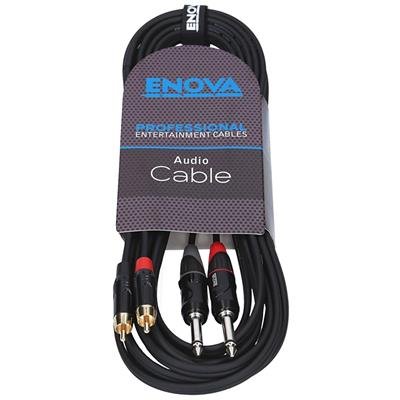 Enova adapterkabel 2 x jack til 2 x Phono
