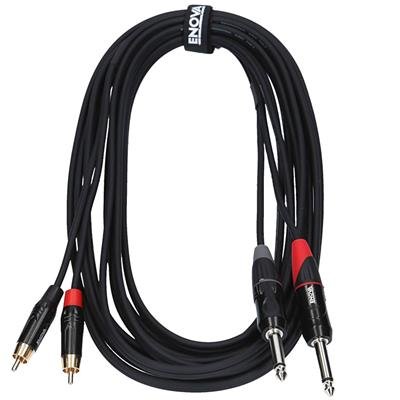 Enova adapterkabel 2 x jack til 2 x Phono