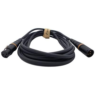 Enova Nxt XLR mikrofonkabel analog sorte stik med guld kontakter