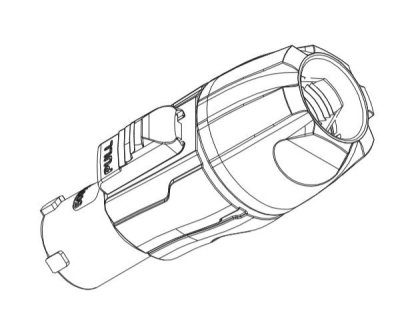 Enova Power input kabel stik, Bl�