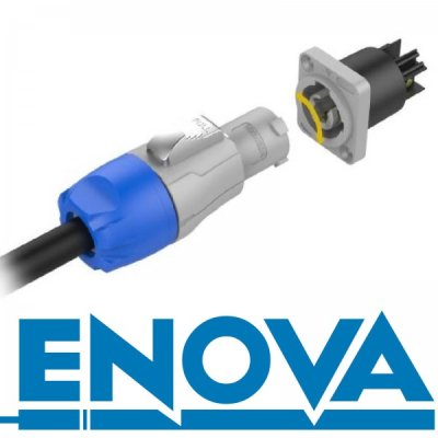 Enova Power output kabel stik, Gr�
