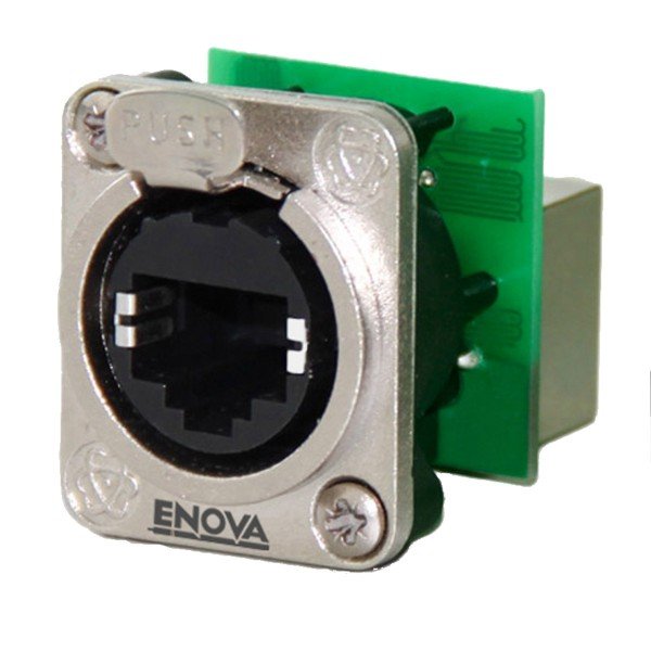 Enova RJ45 chassis gennemfring CAT5E Blank